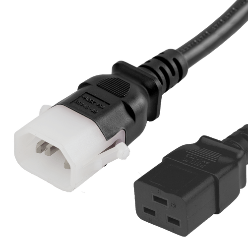 4FT P-Lock C14 to C19 15A 250V BLACK