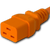 Connector (Female) : IEC 60320 C19 Color : Orange