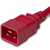 Plug (Male) : IEC 60320 C20 Color : Red