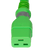 Connector (Female) : IEC 60320 C19 S-Lock (Universal Locking) Color : Green