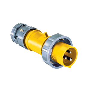 IEC 60309 20A 125V Single-Phase YELLOW plug, IP67