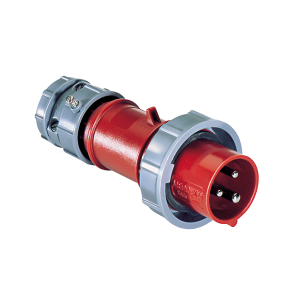 IEC 60309 20A 480V 3-phase RED plug, IP67