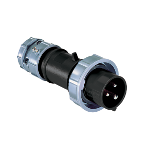 IEC 60309 20A 600V 3-phase BLACK plug, IP67