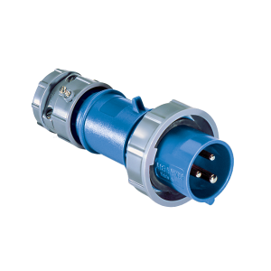 IEC 60309 20A 125V Single-phase BLUE plug, IP67