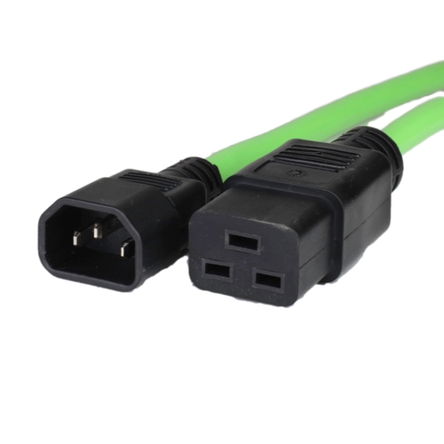 15A C19 C14 Power Cords GREEN BLACK FRONT.jpg