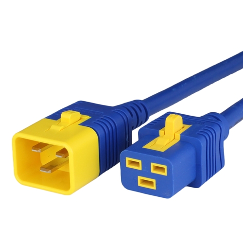 16A VLock C20 C19 Power Cords BLUE Front.jpg