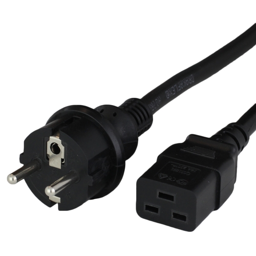 250cm european schuko cee77 to iec60320 c19 16a 250v 15mm2 h05vvf power cord black Front.jpg