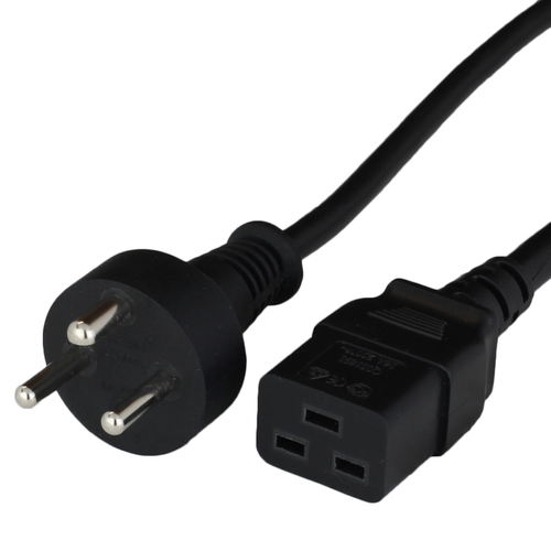 25m denmark afsnit 1072d1 plug to iec60320 c19 13a 250v 15mm2 h05vvf power cord black Front.jpg