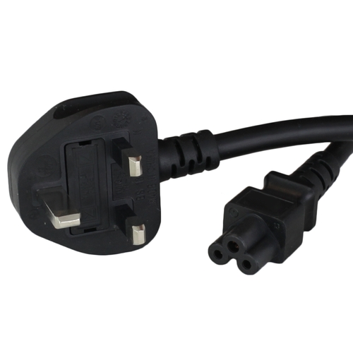 2m uk bs1363 down angle to iec60320 c5 25a 250v h05vvf3g075 power cord black Front.jpg