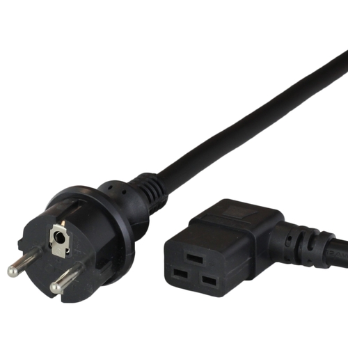 3m european schuko cee77 to iec60320 c19 left angle 16a 250v 15mm2 h05vvf power cord black Front.jpg