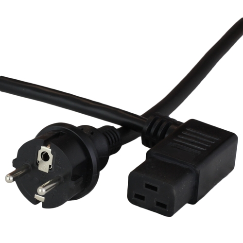 3m european schuko cee77 to iec60320 c19 right angle 16a 250v 15mm2 h05vvf power cord black Front.jpg