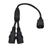 4ft c14 to c13 2x splitter 10a 250v power cord black 1413(2) A xxx_overhead.jpg