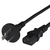 6FT Argentina IRAM2073 Plug IEC60320 C13 10A 250V Power Cord BLACK Front.jpg
