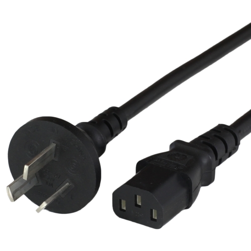 2.5m 8FT Argentina IRAM2073 Plug to IEC60320 C13 10A 250V Power Cord - BLACK