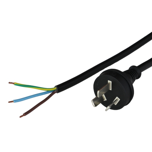 8ft china gb2099 plug to open 16a 250v 15mm2 rvv power cord black Front.jpg
