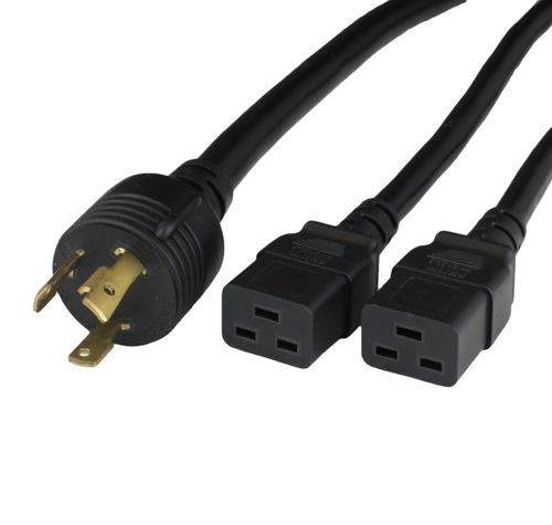 NEMA L630P to 2x C19 SPLITTER Power Cords BLACK Front.jpg