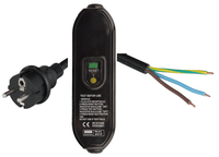 Europe Schuko CEE7/7 to OPEN RCD Power Cords