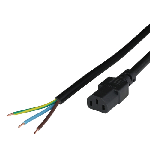 european 10a open to iec 60320 c13 power cords black Front_ICC.jpg