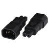 Photo of Adapter IEC60320 C14 Plug to C7 Polarized Connector 10A 250V Black