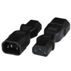 Photo of Adapter IEC60320 C14 Plug to C13 Connector 15A 250V Black