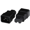 Photo of Adapter IEC60320 C20 Plug To IEC 60320 C15 Connector Black