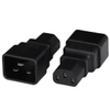 Photo of Adapter IEC60320 C20 Plug To IEC 60320 C13 Connector Black