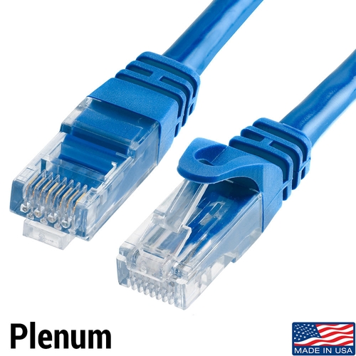 plenum made is usa unshielded cat6 blue patch cable molded bootsnagless cat 6 taa plenum ethernet cable blue.jpg