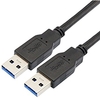 Picture of Black USB 3.0 Type A to USB Type A Cables
